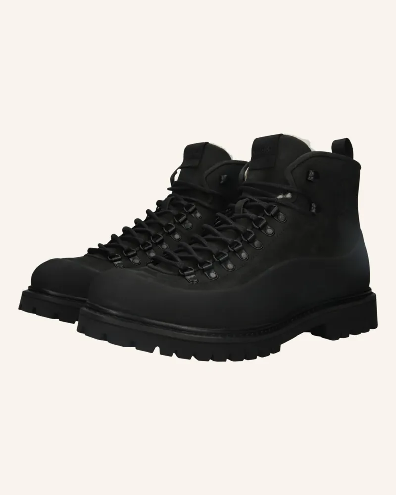 Blackstone Schnürboots schwarz Schwarz
