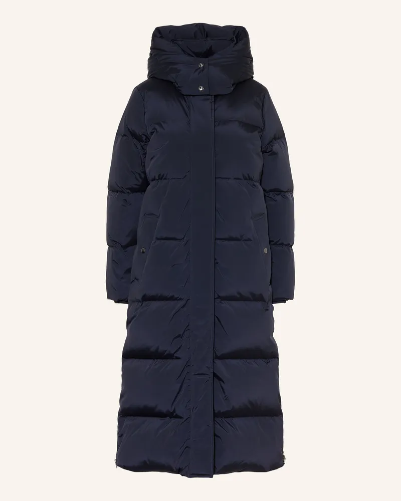 Woolrich Daunenmantel Kelly Mit Abnehmbarer Kapuze blau Dunkelblau