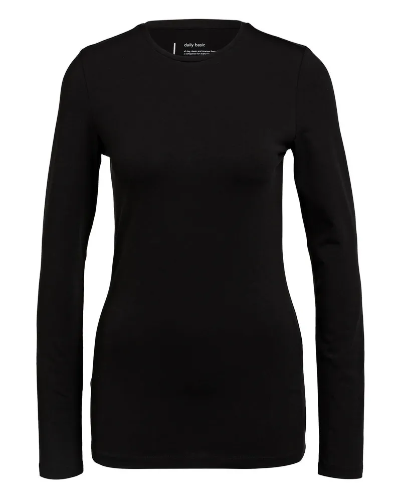 OPUS Longsleeve Daily I schwarz Schwarz