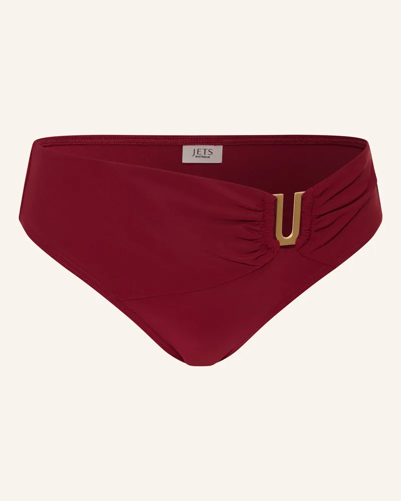 JETS Australia Basic-Bikini-Hose Jetset rot Dunkelrot
