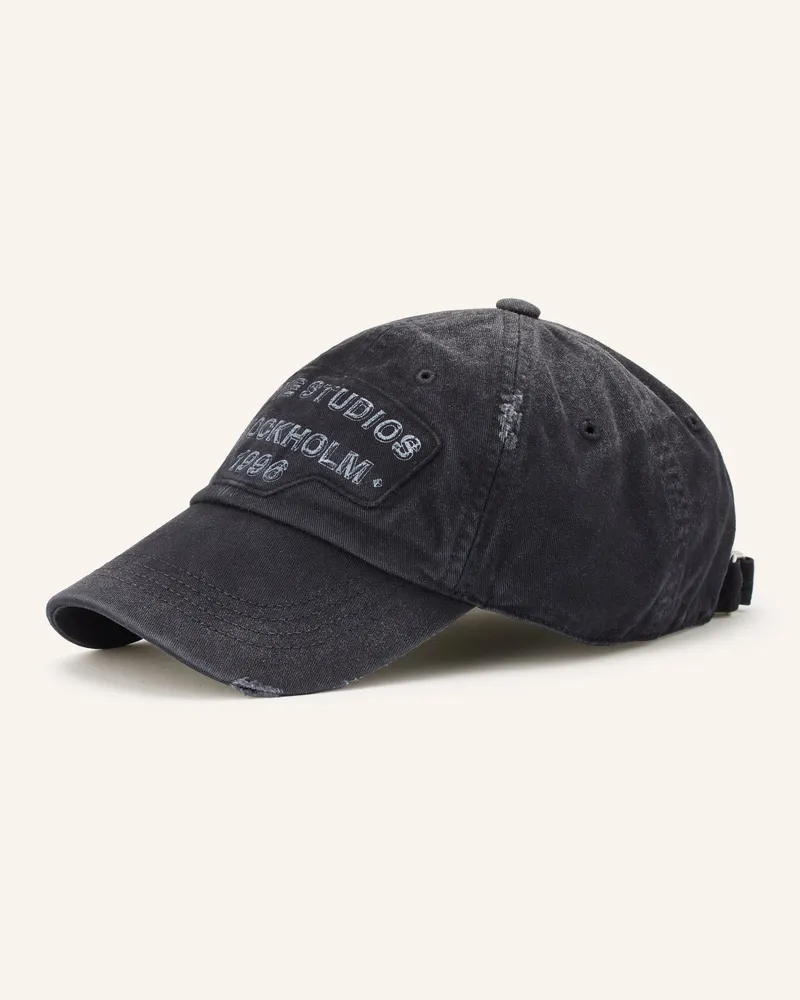 Acne Studios Jeans-Cap schwarz Schwarz