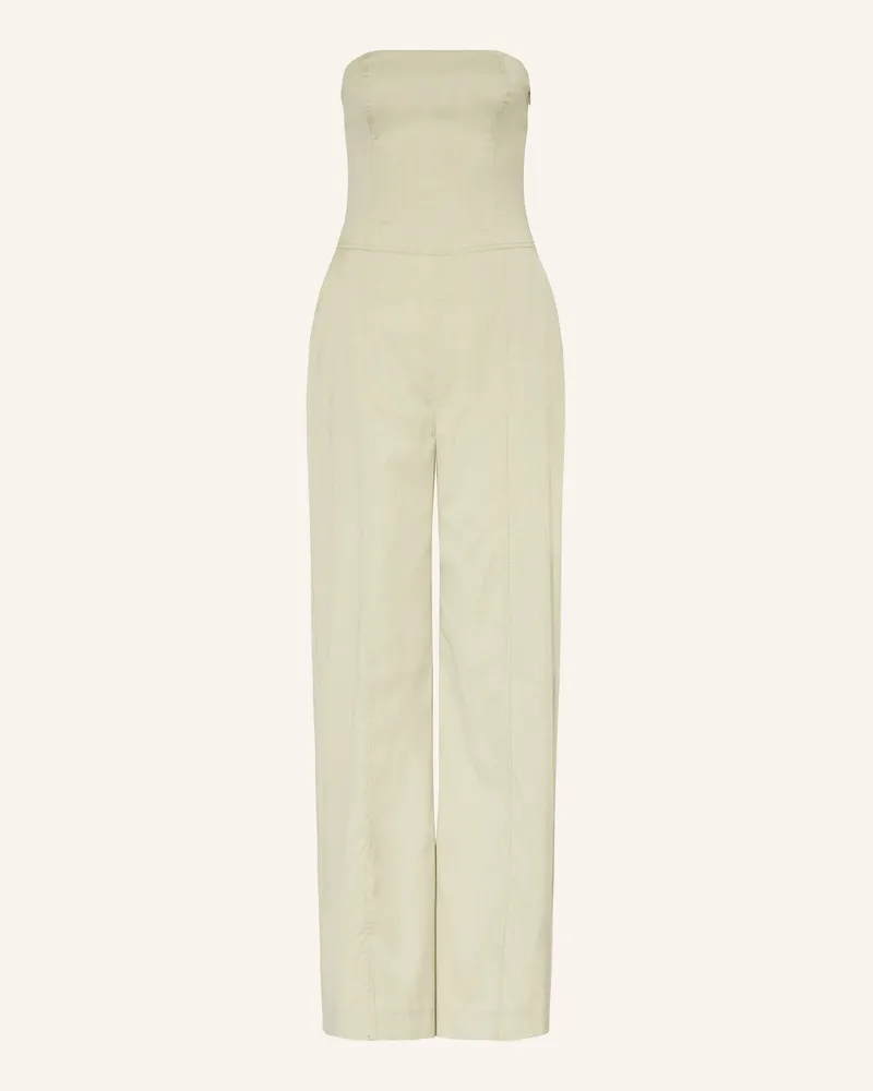 Samsøe & Samsøe Off-Shoulder-Jumpsuit Sarai gruen Oliv