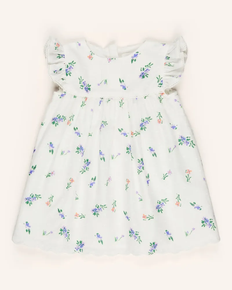 S.Oliver Kleid Mit Volants weiss Ecru