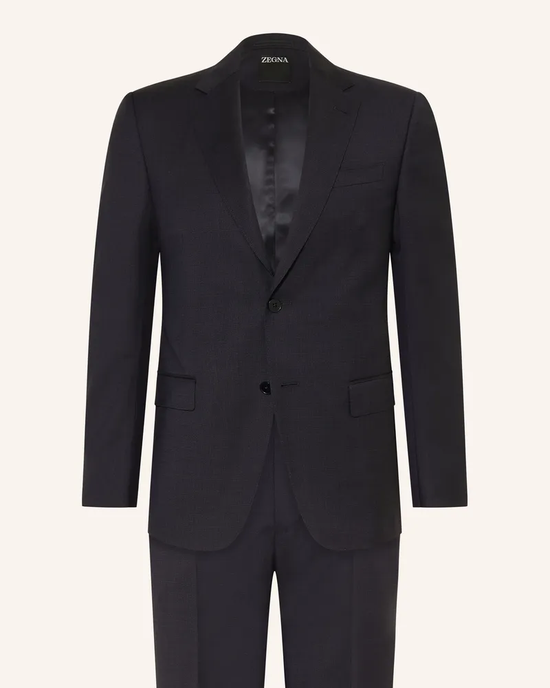 Ermenegildo Zegna Anzug Extra Slim Fit blau Dunkelblau