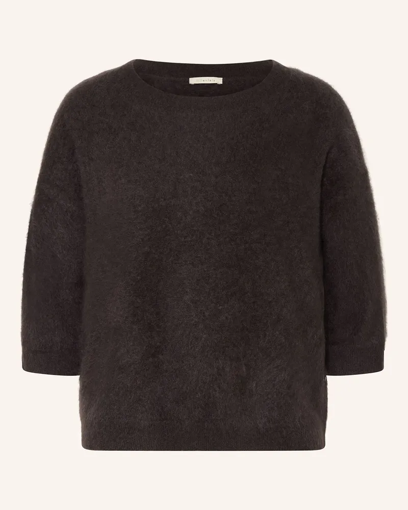 lilienfels Strickshirt aus Cashmere Dunkelgrau