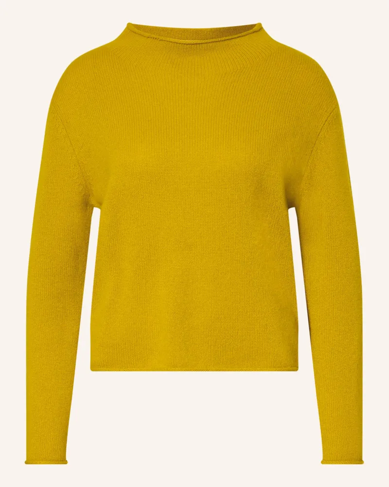 Darling Harbour Cashmere-Pullover gelb Olive