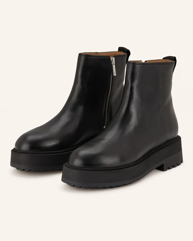 Flattered Plateau-Boots Assia schwarz Schwarz