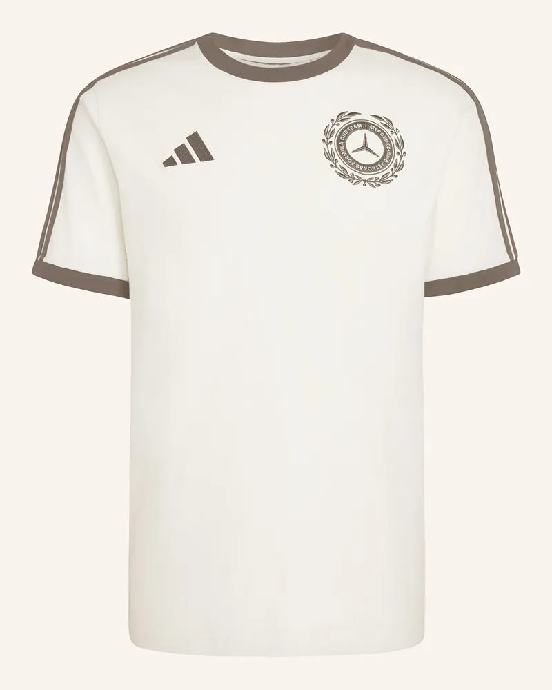 adidas T-Shirt Amg Petronas Formula One Team Silver Arrows weiss Creme