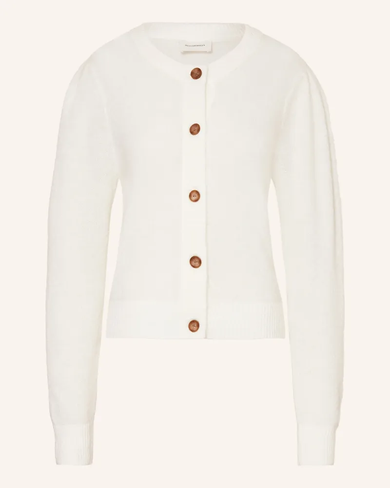 MOSS COPENHAGEN Strickjacke MSCHMIABELLE HOPE Ecru