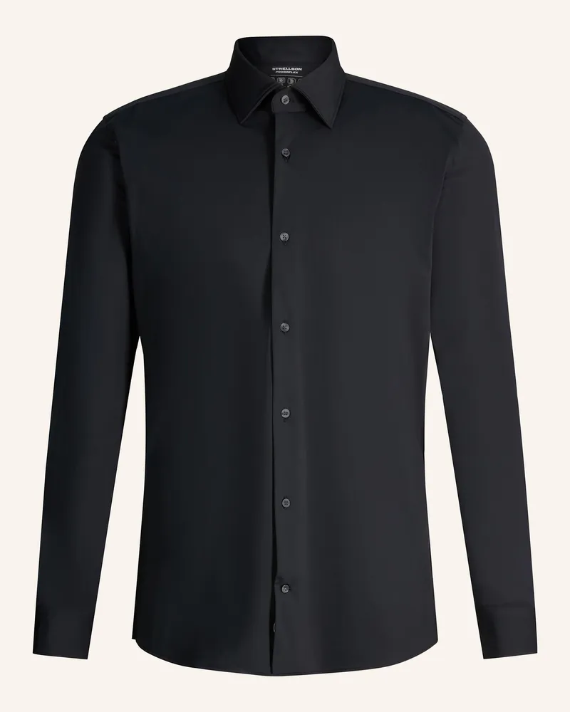 Strellson Hemd Sit schwarz Schwarz
