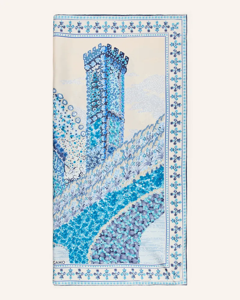 Ferragamo Seidentuch Creme