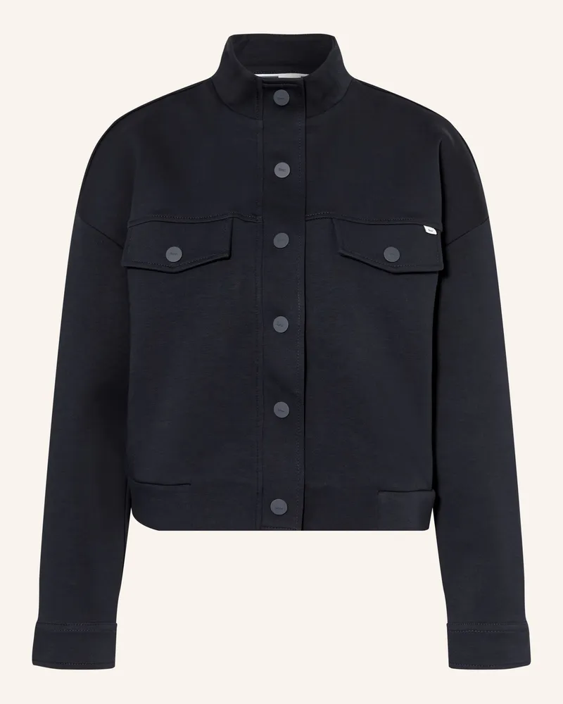 Brax Kastenjacke Bris Aus Jersey blau Dunkelblau