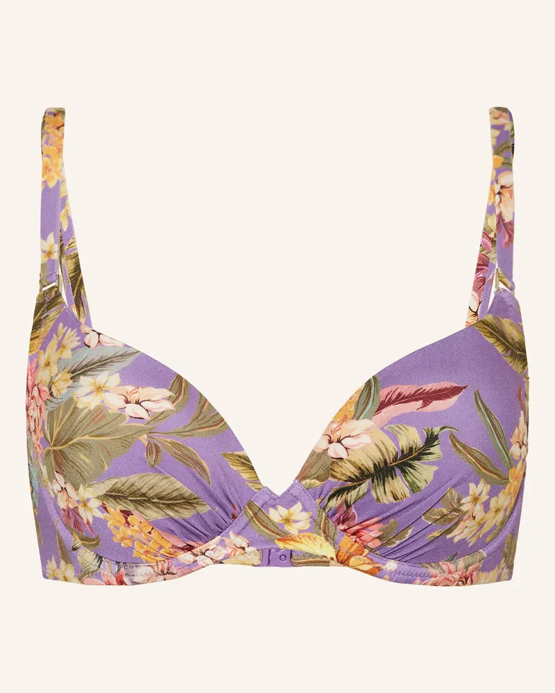 watercult Bügel-Bikini-Top Dreamscape Tropics lila Lila