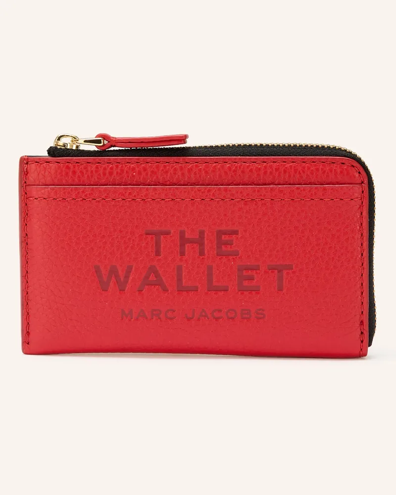 Marc Jacobs Geldbörse The Leather Top Zip Multi Wallet rot Rot