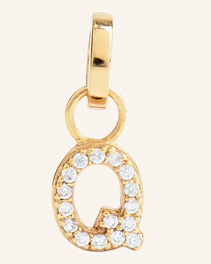 POMPIDOU Anhänger Q By Glambou gold Gold