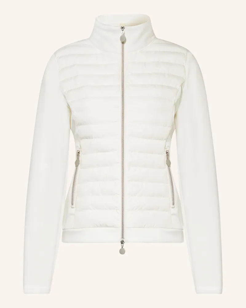 Darling Harbour Steppjacke im Materialmix Sand