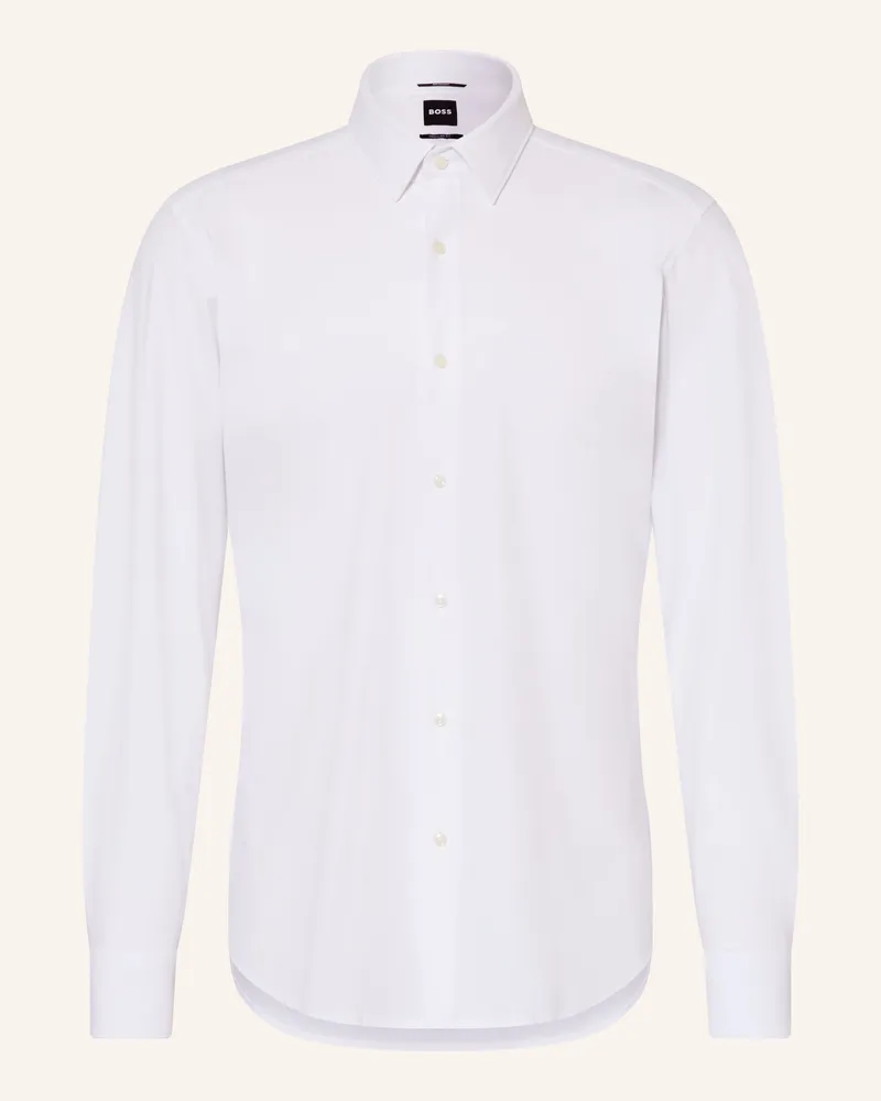 HUGO BOSS Hemd Joe Regular Fit weiss Weiss