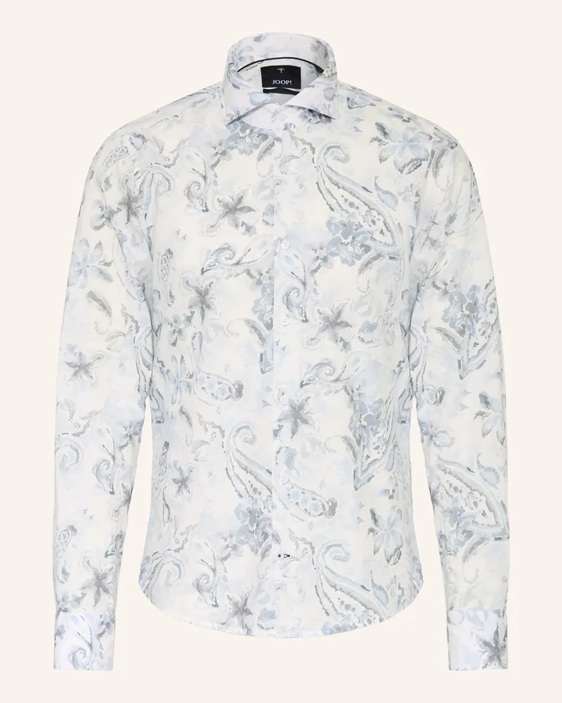 JOOP! Hemd PAI Slim Fit mit Leinen Weiss