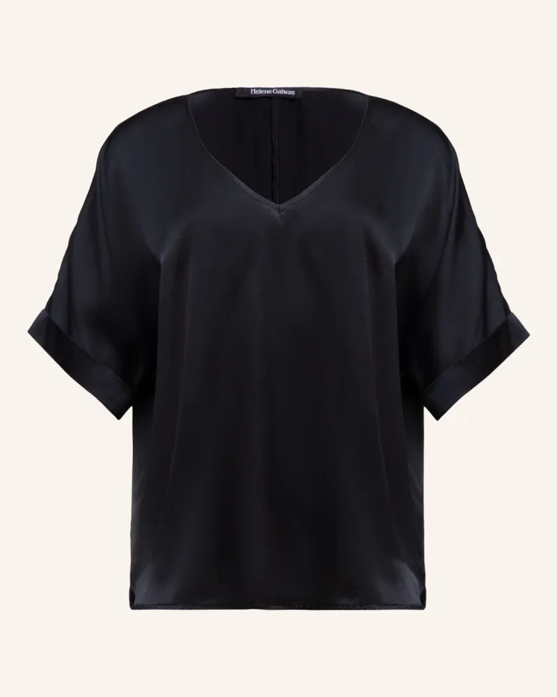 Helene Galwas T-Shirt Aus Viskose Dolores schwarz Schwarz