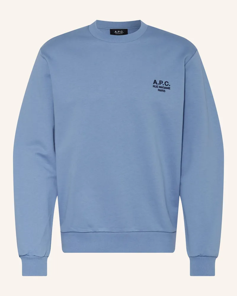 A.P.C. Sweatshirt blau Hellblau