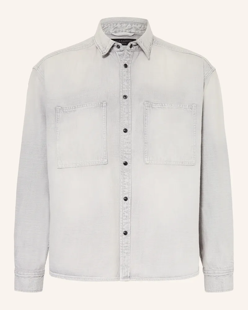 AllSaints Jeanshemd AL DENIM Comfort Fit Hellblau
