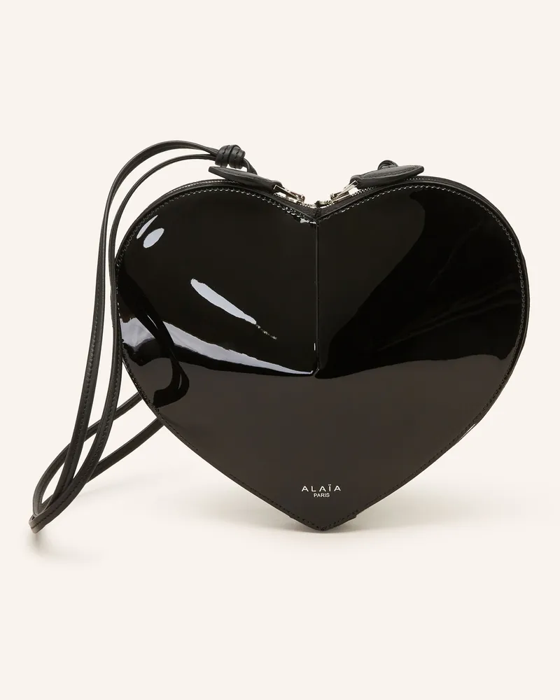 Alaïa Umhängetasche Le Coeur schwarz Schwarz