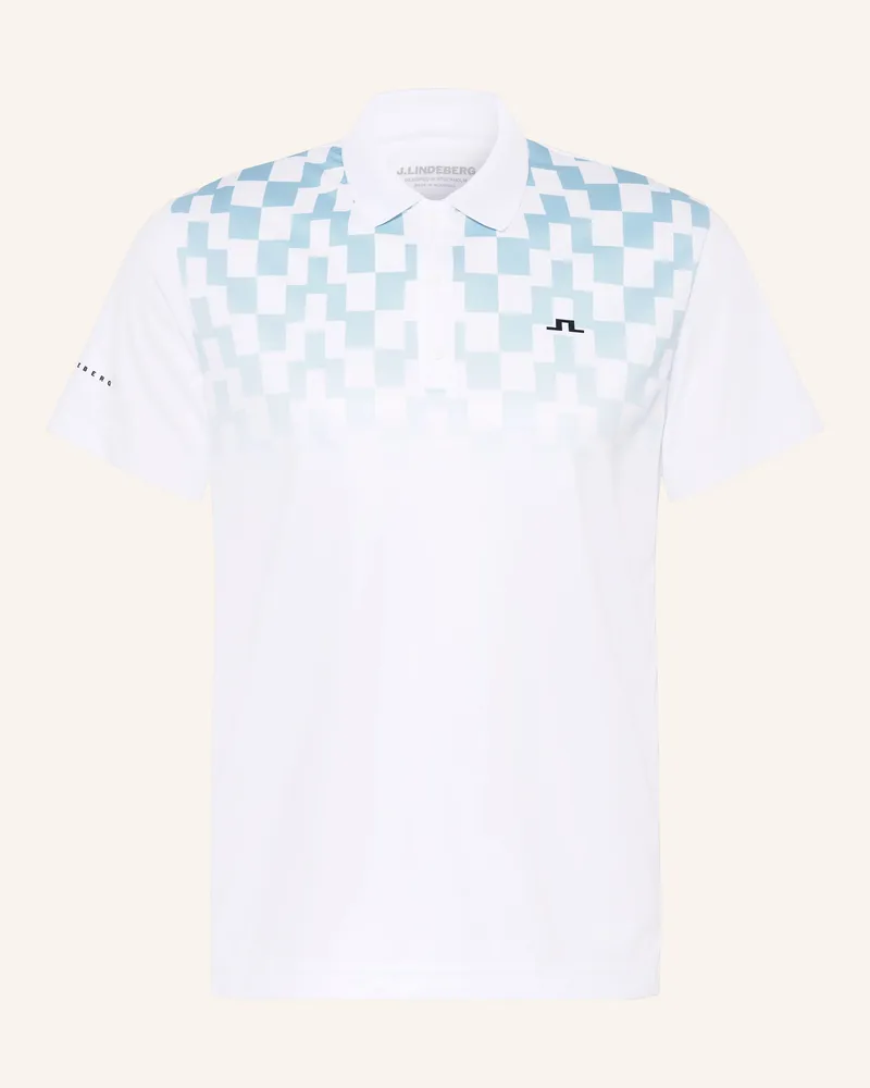 J.Lindeberg Funktions-Poloshirt Weiss