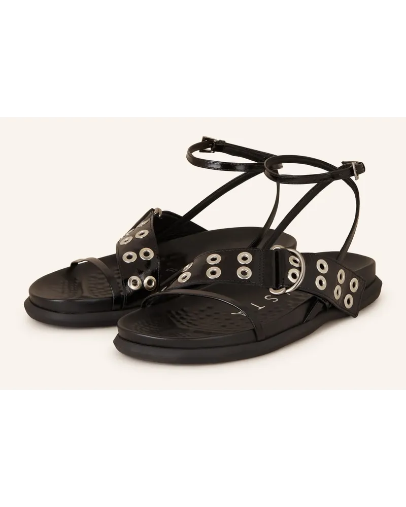 Miista Sandalen ZILDA mit Nieten - SCHWARZ Schwarz