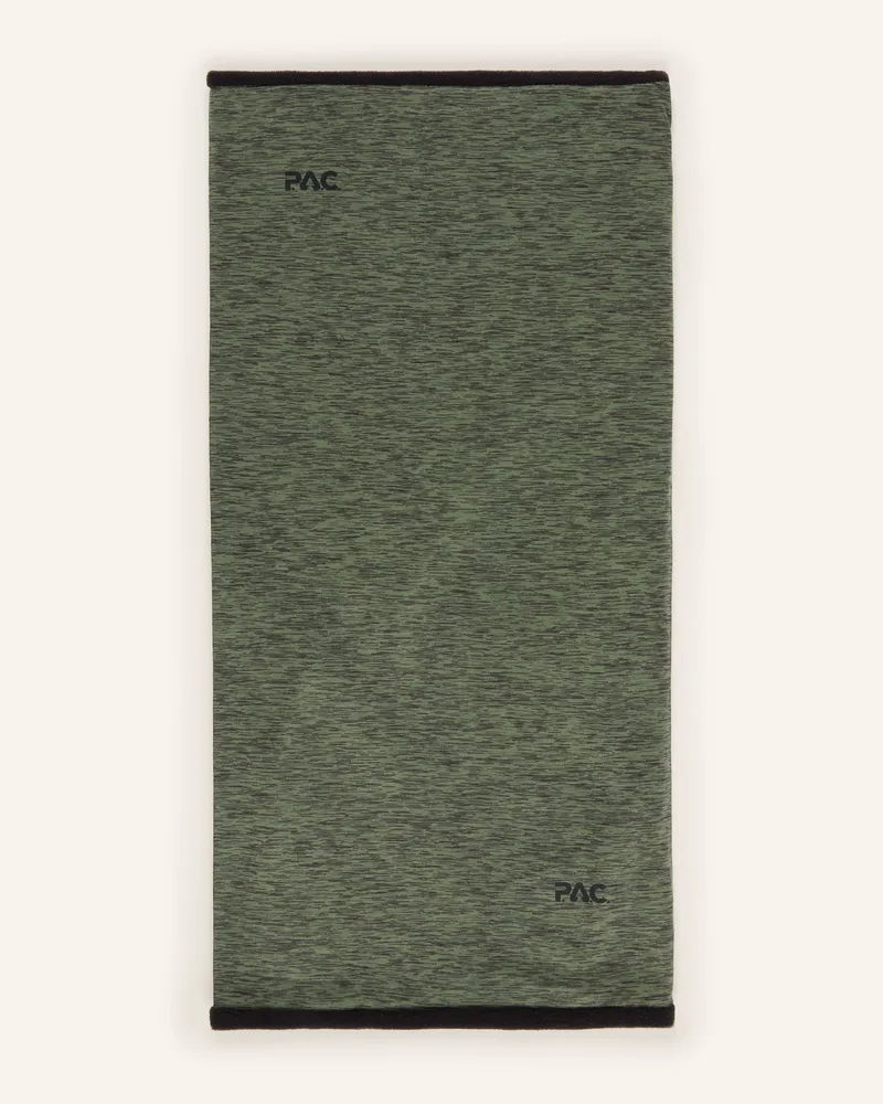P.A.C. Multifunktionstuch Twisted Fleece gruen Oliv