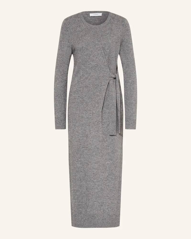 COMMA Strickkleid Grau