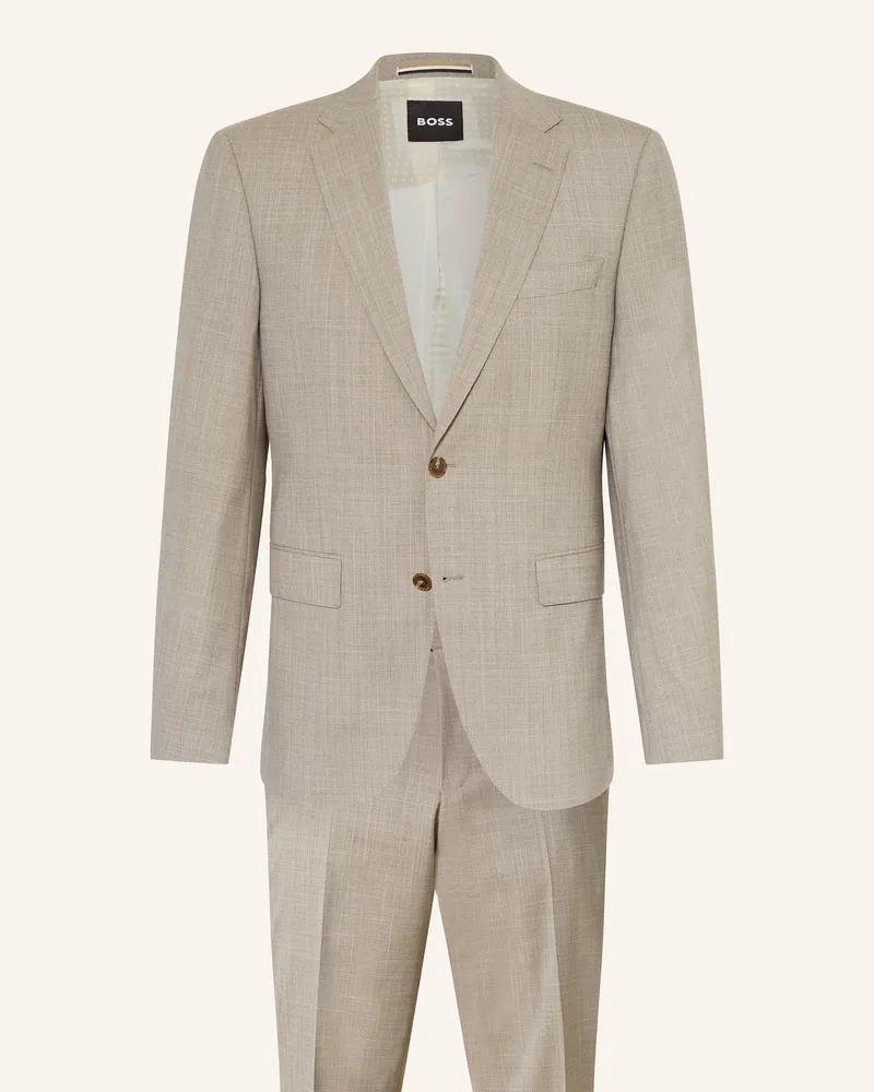HUGO BOSS Anzug JECKSON Regular Fit Beige