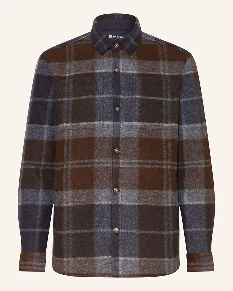 Barbour Flanell-Overshirt CHAPTER Braun