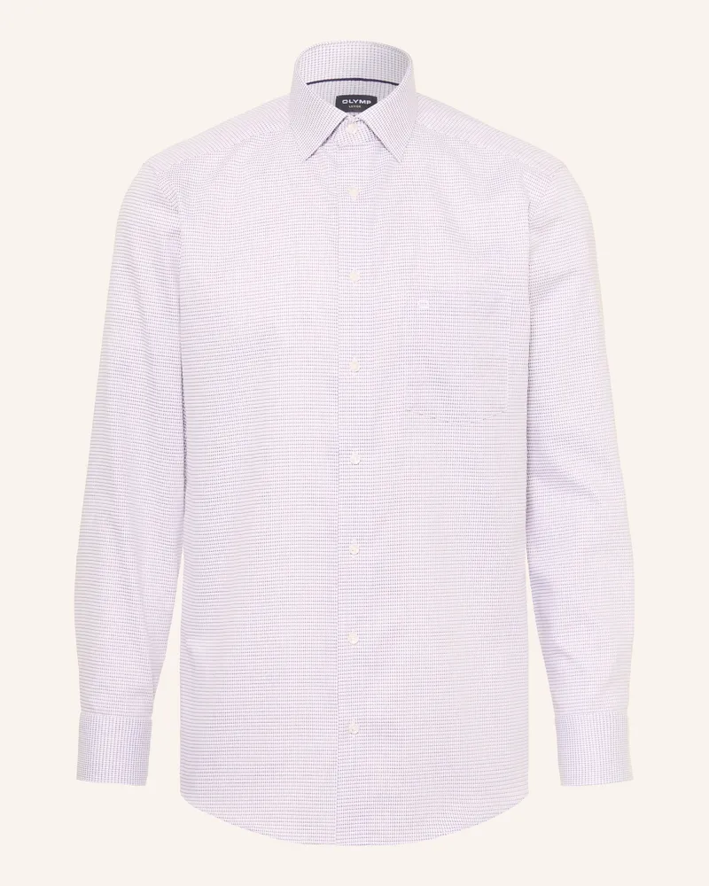 Olymp Hemd Modern Fit beige Lila