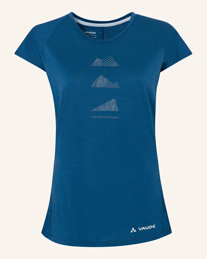 Vaude Funktionsshirt W Tekoa Wool T-Shirt blau Blau