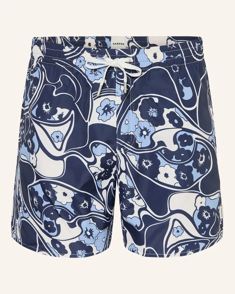 Sandro Badeshorts blau Dunkelblau