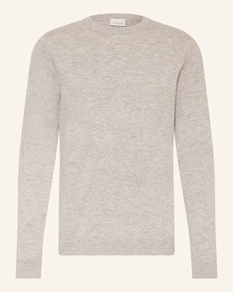 Profuomo Pullover Hellgrau