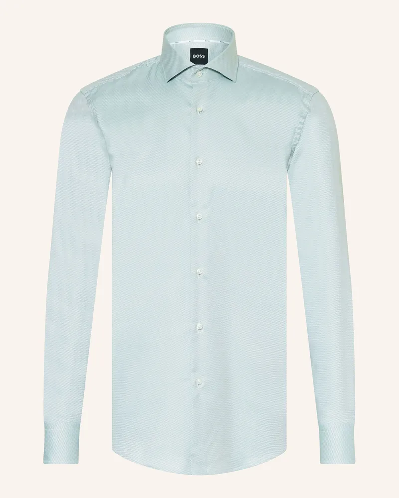 HUGO BOSS Hemd HANK Slim Fit Hellgrün