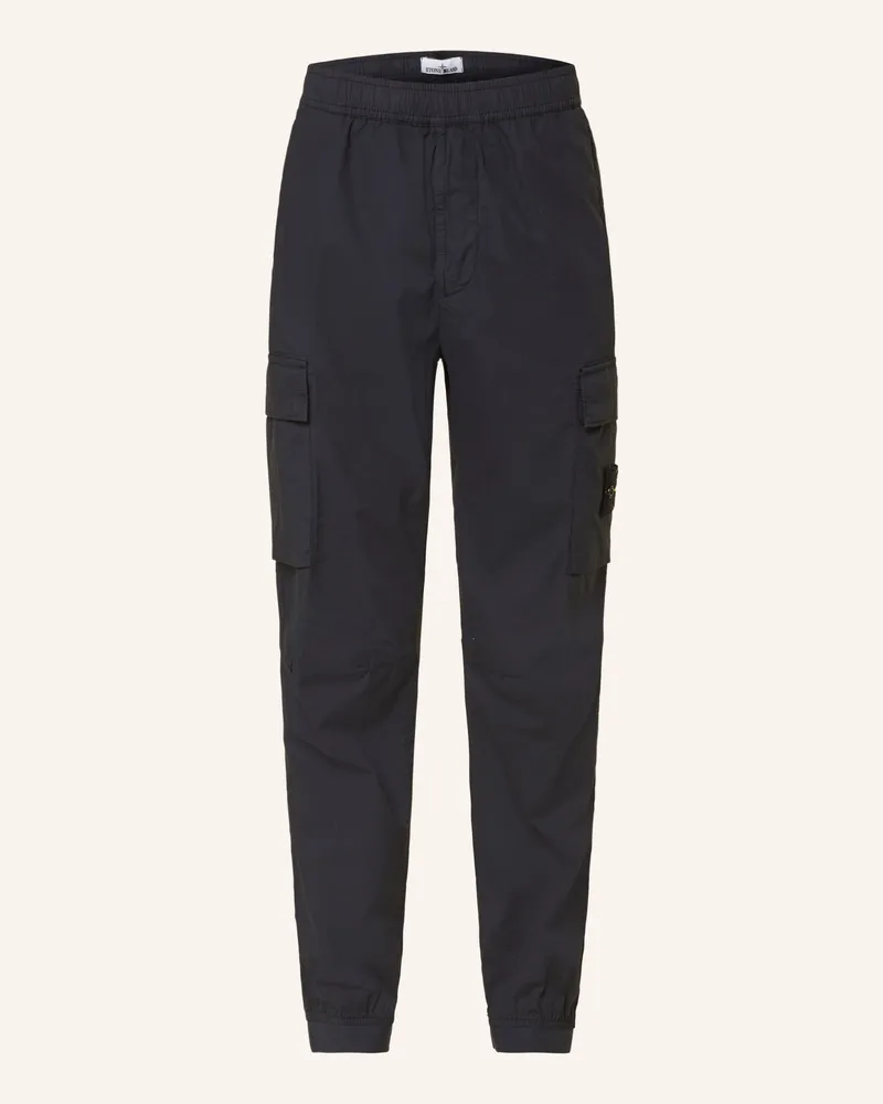Stone Island Cargohose Extra Slim Fit blau Dunkelblau