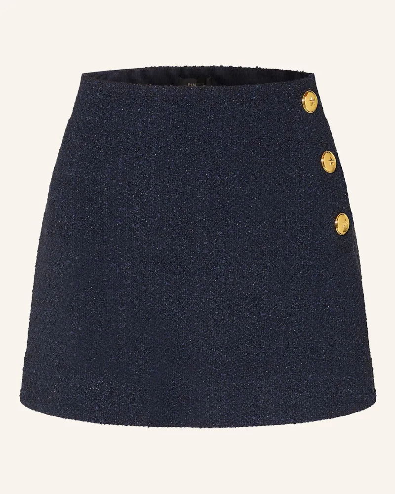 Pinko Tweed-Rock FANTASIA mit Glitzergarn Dunkelblau
