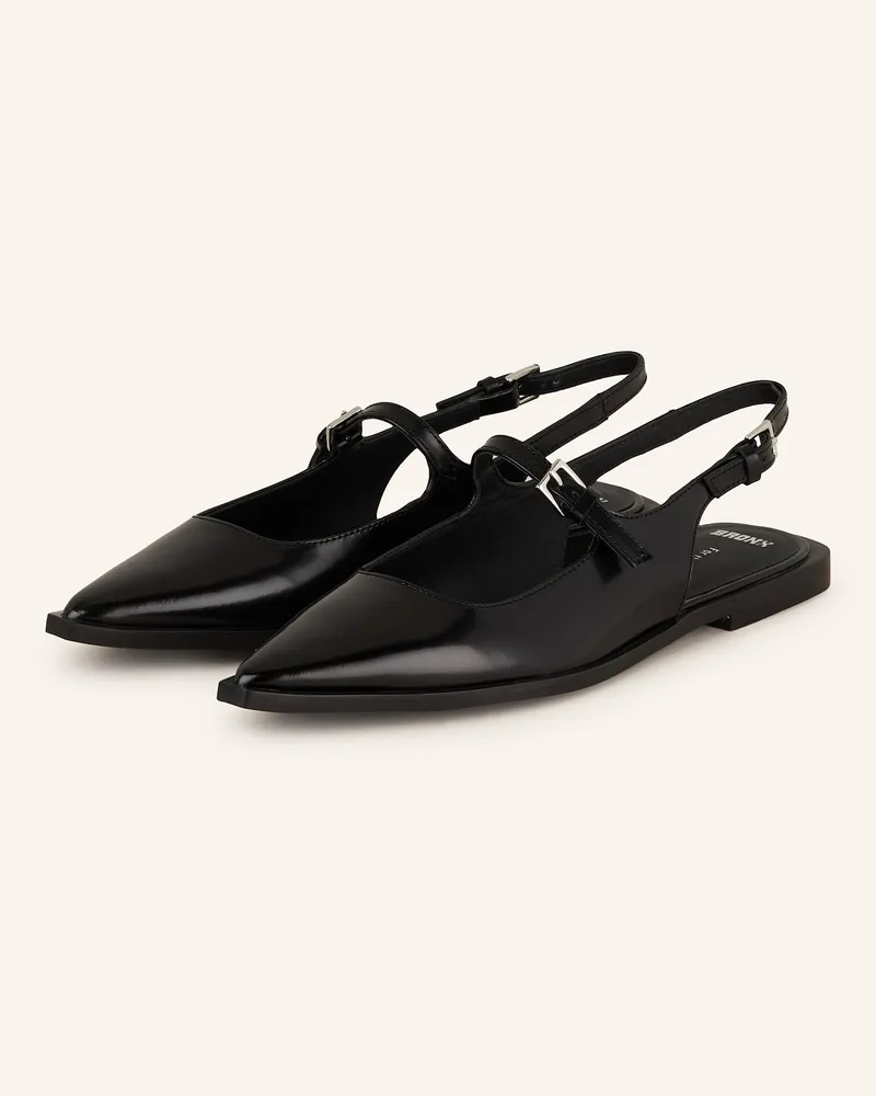 Bronx Slingballerinas LAUR-YNN Schwarz