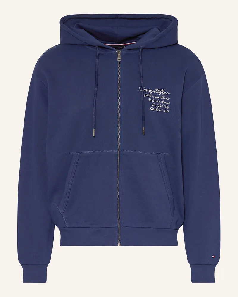 Tommy Hilfiger Sweatjacke blau Dunkelblau