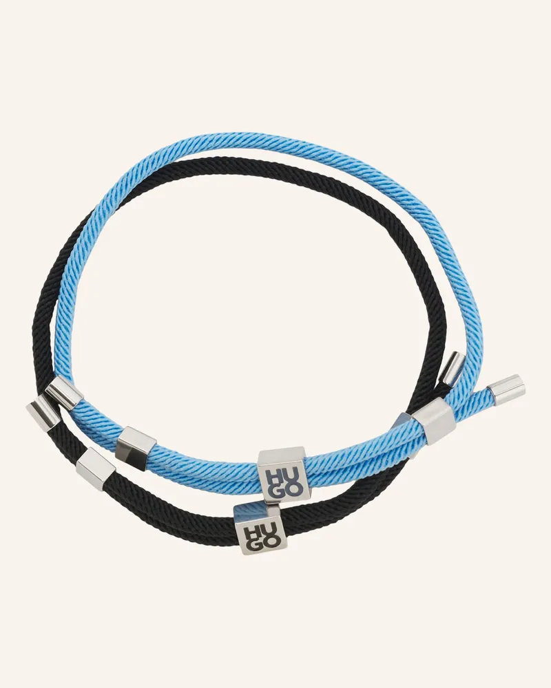 HUGO BOSS Armband E-hugocord3-Bra rot Weiss