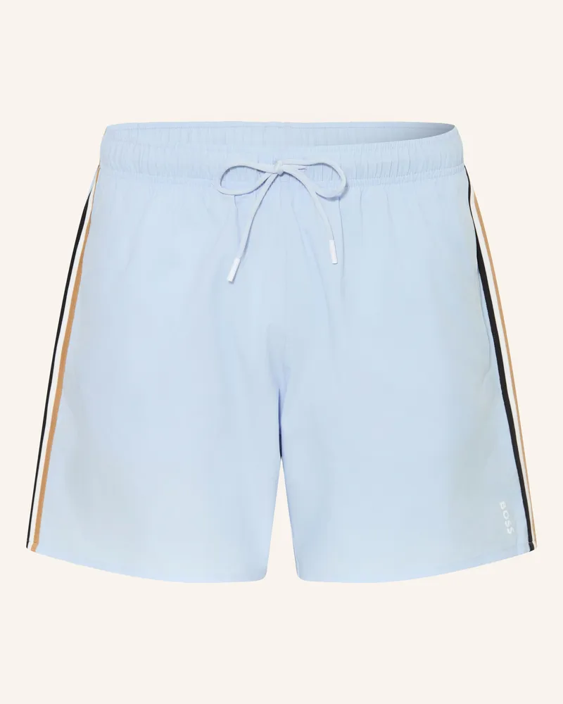 HUGO BOSS Badeshorts Iconic blau Hellblau