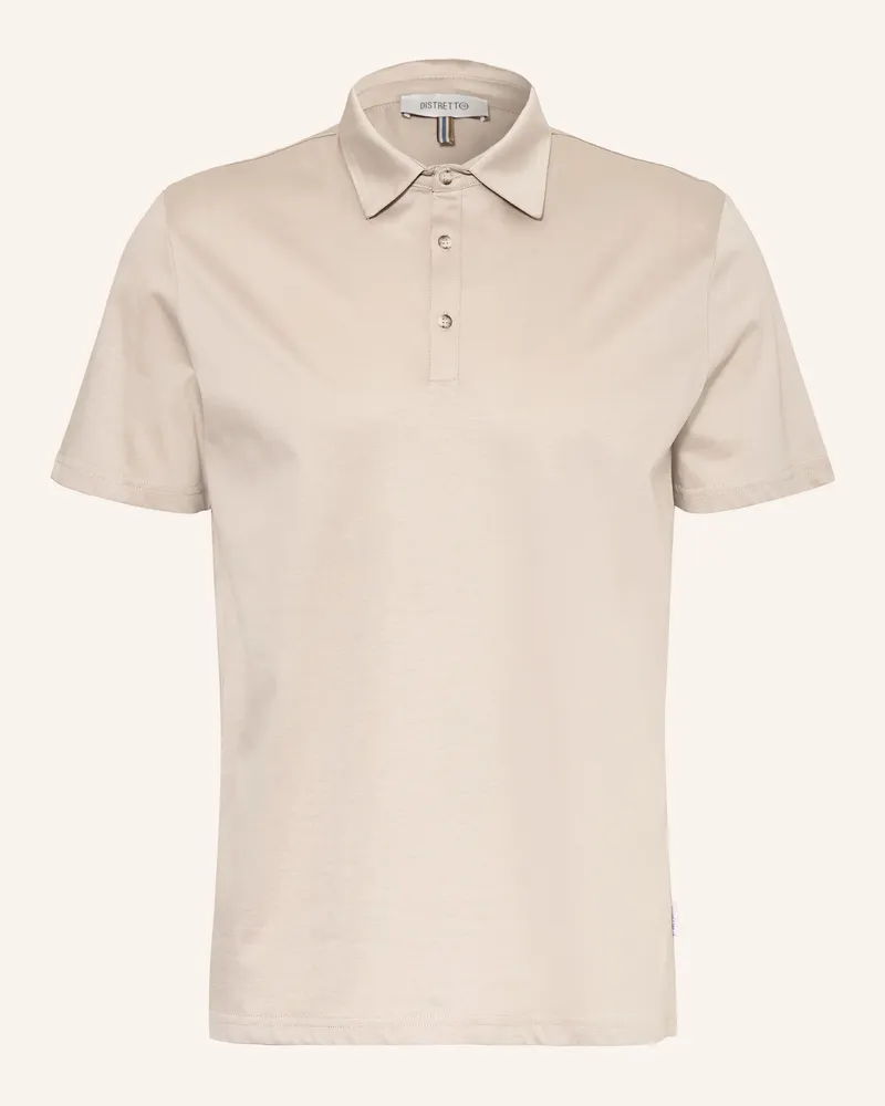 DISTRETTO12 Jersey-Poloshirt MENTA Beige