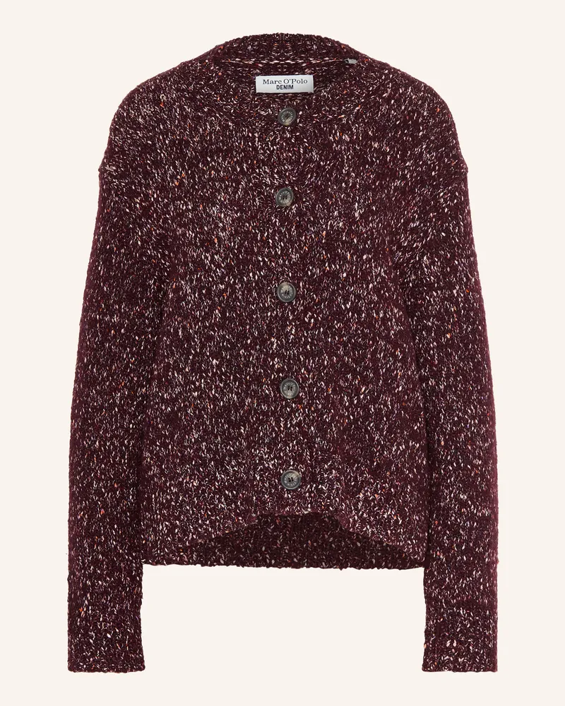 Marc O'Polo Strickjacke lila Dunkelrot