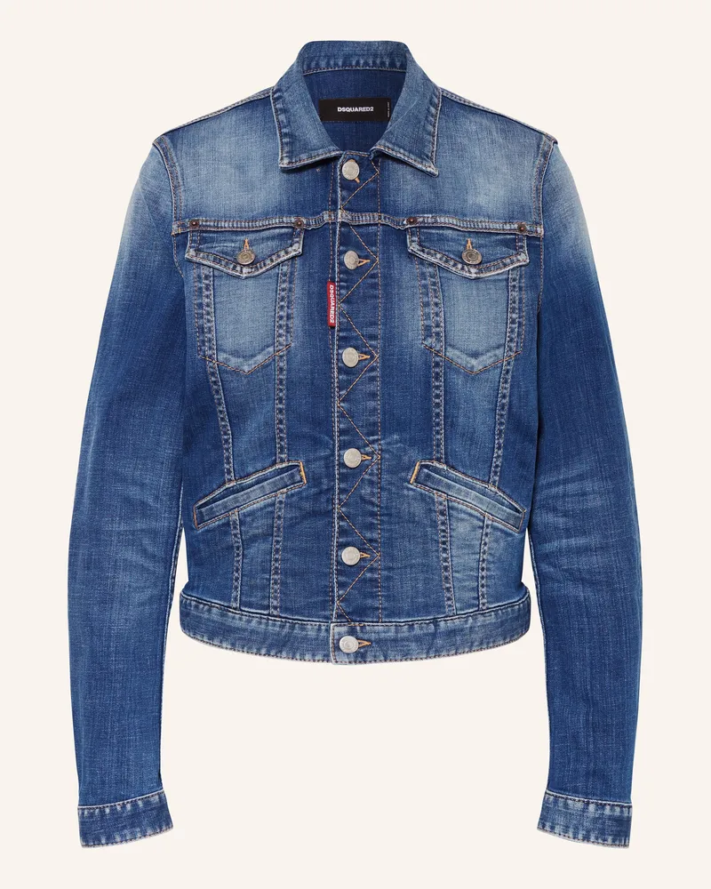 Dsquared2 Jeansjacke Dunkelblau