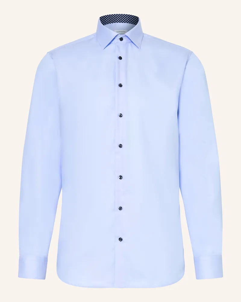 Seidensticker Hemd Shaped Fit blau Hellblau