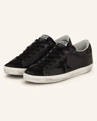 Golden Goose Sneaker SUPER-STAR mit Pailletten Schwarz