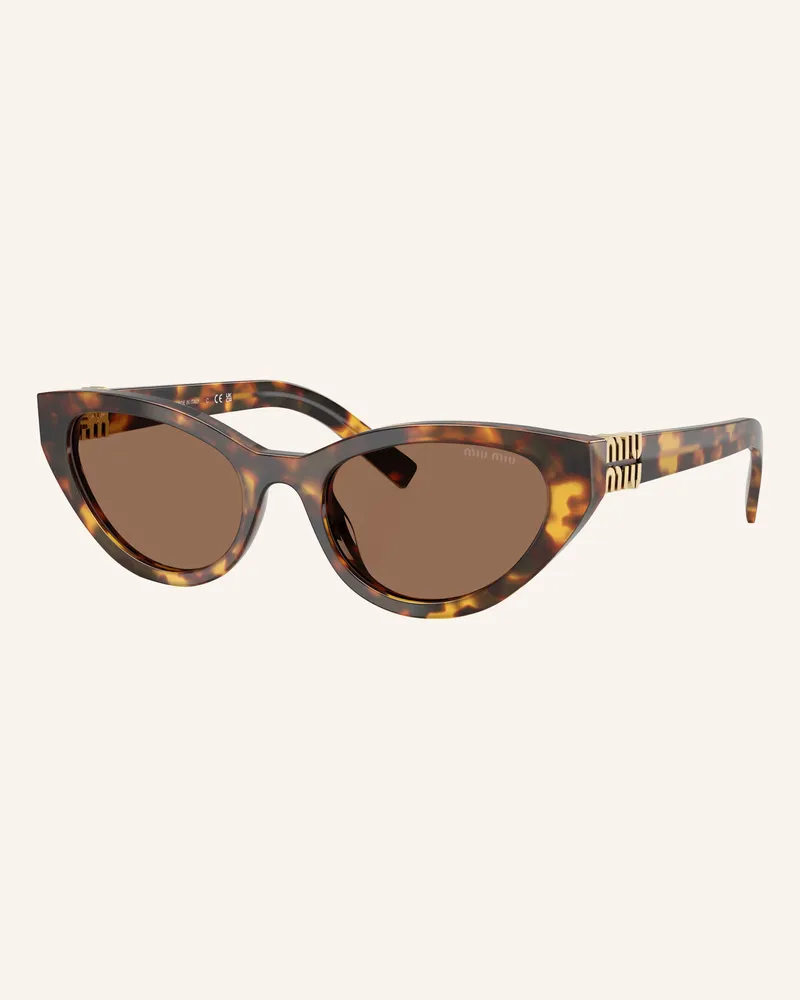 Miu Miu Sonnenbrille Mu a04s braun 14l60m