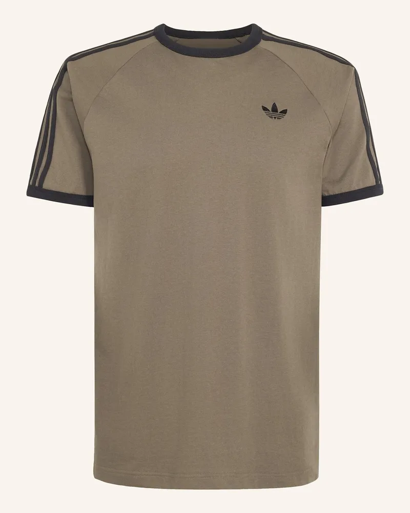 adidas T-Shirt, 3-Streifen schwarz Schwarz